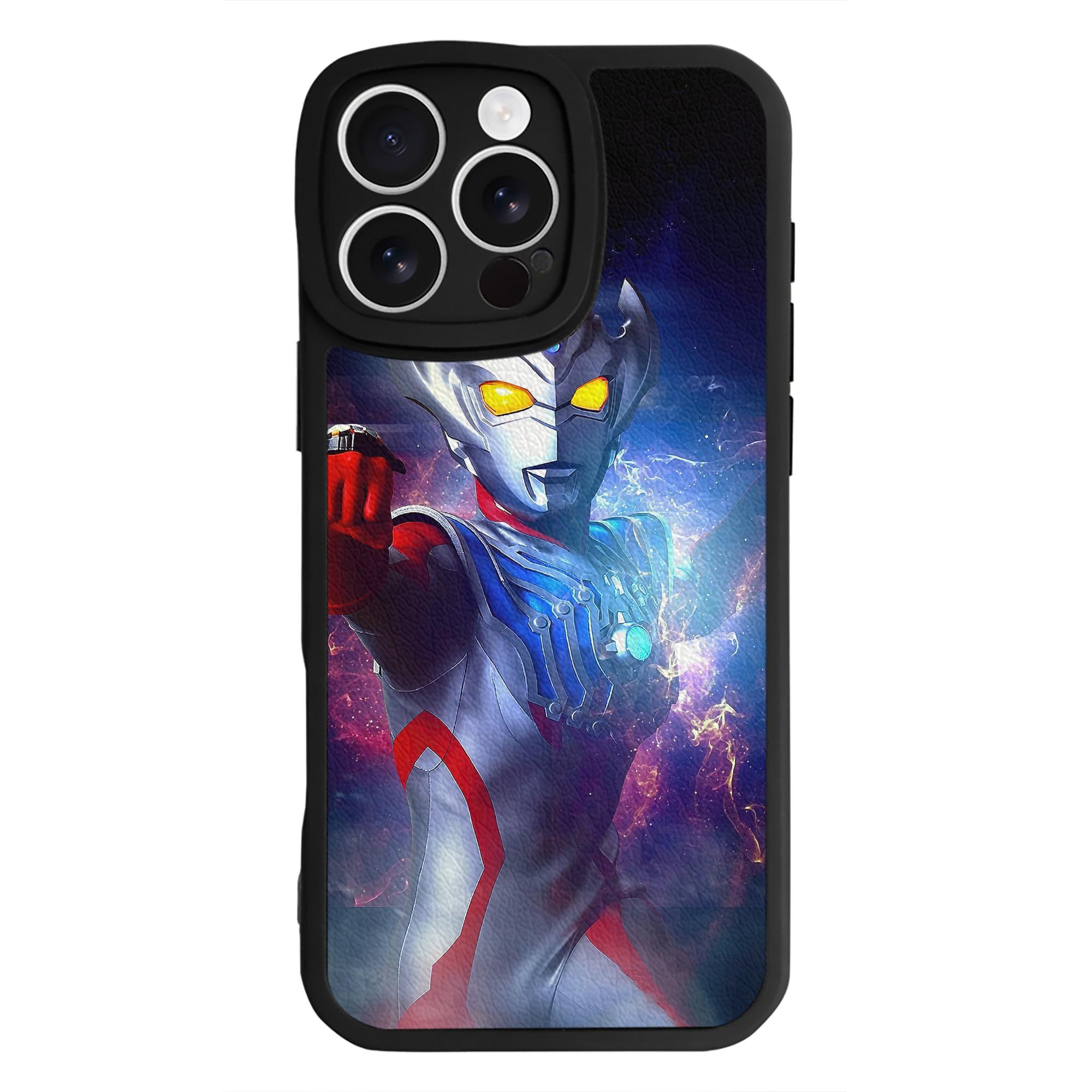 （画像用） ウルトラマン Ultraman 【iPhone 16シリーズ対応】シリコンスマホケース（レザー調） 材質：シリコン